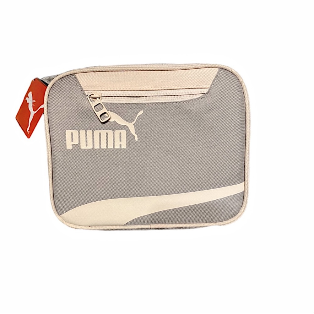 🛑SOLD* Puma FormStripe LuNch Box Pink/Grey 9”